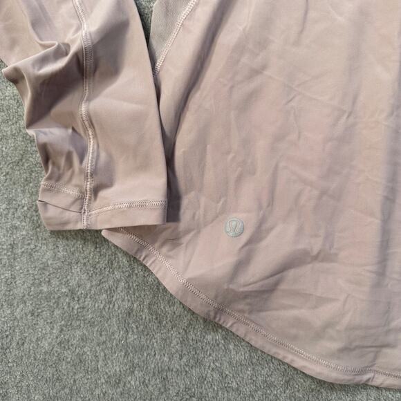 Lululemon Sculpt Long Sleeve T-Shirt Women's 4 No Size Tag Mesh Panel Active Run - Picture 8 of 8